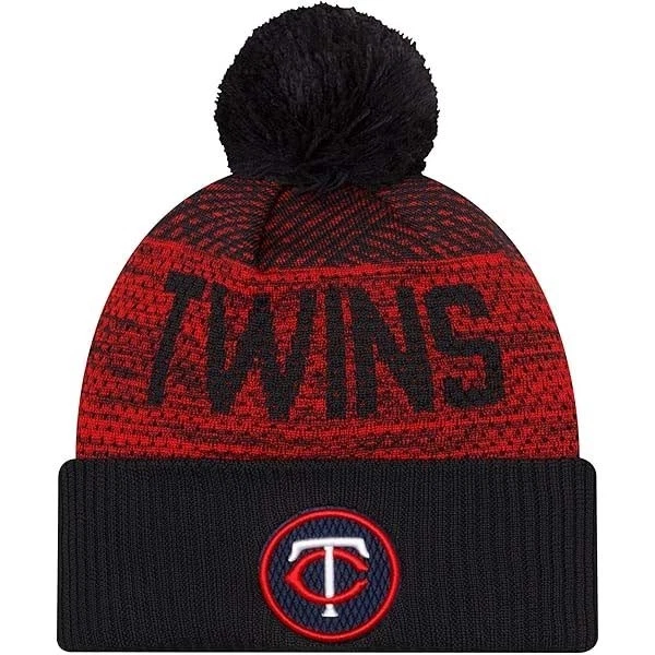 MLB Authentic NWT New Era Sideline Cold Weather Sport Knit Beanie With Pom Pom - Image 1 of 1