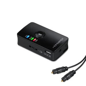 Bluetooth 5.3 Audio Transmitter for TV - aptX Low Latency, Dual Stream, Optic... - Picture 1 of 5