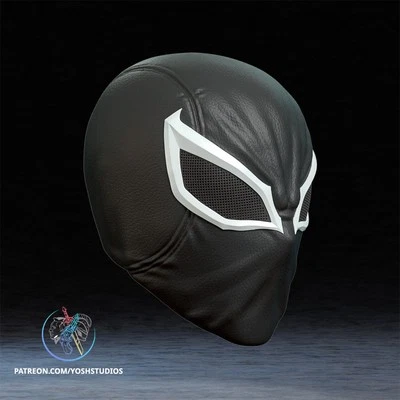 Agent Venom Marvel Spiderman Inspired Cosplay Magnetic Mask With Changeable Eyed - Image 1 of 4