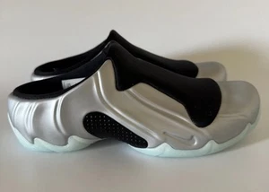 Nike Men’s Clogposite Slip-On BASKETBALL Shoes Sz. 9 NEW Chrome/Black FQ8257-002 - Bild 1 von 7