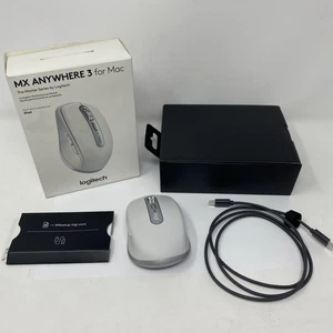 Logitech MX Anywhere 3 Wireless Mouse for Mac iPad - Pale Grаy 910-005899 - Picture 1 of 12