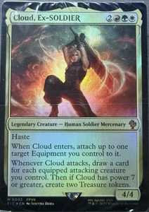 MTG Limit Break Cloud, Ex-SOLDIER Commander (Deck Only) Final Fantasy - Picture 1 of 2