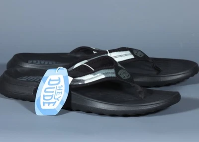 HEY DUDE MYERS FLIP камуфляж всего черный Мужская обувь Sz M13 - Изображение 1 из 3