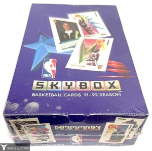 1991-92 SkyBox NBA Basketball Cards 36 Sealed Packs Box #2 - Michael Jordan - Picture 1 of 6