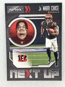 Ja'MARR CHASE 2021 Panini Playbook NEXT UP RC #NXT-JMC - Bengals - Picture 1 of 2
