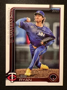 2025 Topps: Series 1 #40 Joe Ryan/Minnesota Twins/P ⚾🐷⚾ - Bild 1 von 2