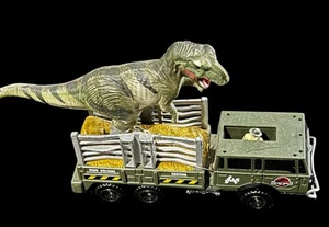 Jurassic Park The Lost World Moving T Rex Die Cast Truck - Matchbox 1997 - Picture 1 of 8