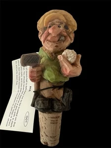 Spit 'N' Whittle "ACE" Deko Weinflasche Korken Stopfen Neu G01 - Bild 1 von 4