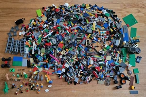 LEGO Mix LOT Super Mario Dragon Railroad Train Minecraft Pirate City Boat 11 lbs - Picture 1 of 21