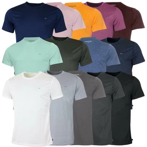 Calvin Klein Mens 2025 Harlem Quick Drying Crew Neck Lightweight Golf T-Shirt - Picture 1 of 37