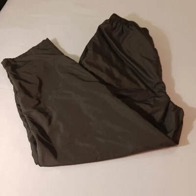 Pantalones cortavientos Classic Elements para hombre de mezcla de algodón verde talla grande Foto 1 de 4