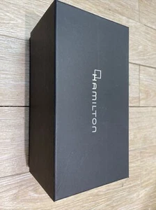 Brand New Hamilton Presentation Watch Box & Book, Pillow - Picture 1 of 5