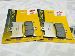 SBS Dual Carbon Racing Track Front Brake Pads for Yamaha YZF R1-M 2020 2021 2022 - Picture 1 of 1