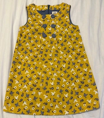 Vestido Jersey Mini Boden Floral Cordón Niñas Usado en Excelente Condición Talla 5/6 Foto 1 de 4