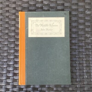 The Middle Twenties by John Farrar Authographed Copy - Picture 1 of 8