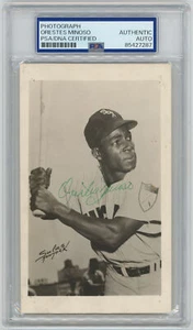  Postcard Minoso, Minnie PSA Slabbed Vintage Signed Postcard 8 711592 - Picture 1 of 1