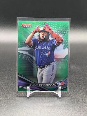 2022 Bowmans Best Vladimir Guerrero Jr. 29 Green Refractor /99 Toronto Blue Jays - Image 1 of 2