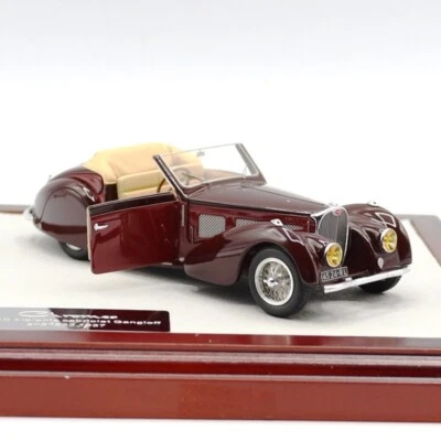 Chro51 Bugatti T57SC Atalante Cabriolet Gangloff 1937 sn57533 Chromes - Photo 1/4