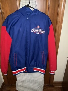 Chicago Cubs World Series Commemorative Varsity Jacket Sz Large (reversible) - Picture 1 of 5