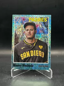 Manny Machado 2024 Topps Archives Aqua Sparkle /75 Padres - Bild 1 von 2