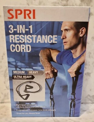 Cable de resistencia SPRI 3 EN 1* medio pesado ultra pesado*bandas deportivas de entrenamiento*nuevo Foto 1 de 4
