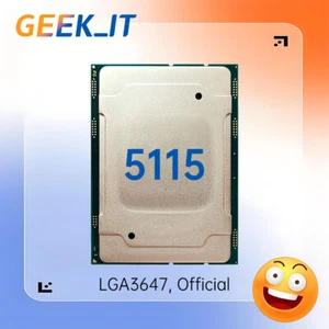 ✅Intel Xeon Gold 5115 SR3GB 2.4GHz 10C / 20T 13.75MB 85W LGA3647 CPU - Picture 1 of 1