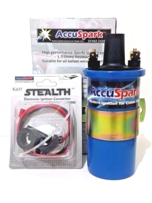 AccuSpark Electronic Ignition Kit & Sports Coil for Landcruiser FJ40  FJ45 2F - Image 1 of 4