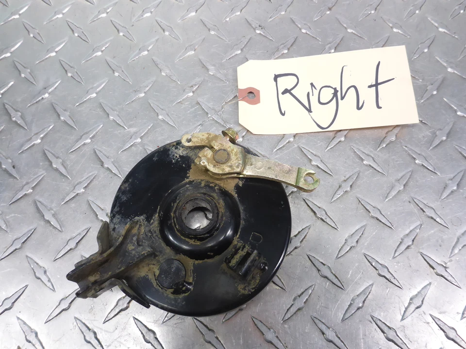 03 Arctic Cat 50 50cc ATV Pastillas de Tambor de Freno Delanteras Derechas Zapatas Juego de Resortes Foto 1 de 4