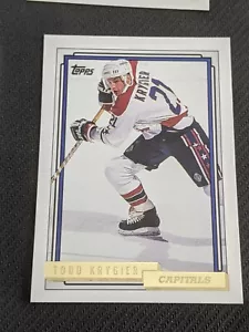1992-93 Topps Gold TODD KRYGIER #502 Gold Parallel - Picture 1 of 1