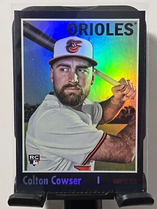 Colton Cowser RC #188 Baltimore Orioles 2024 Topps Archives negro paralelo - Imagen 1 de 6