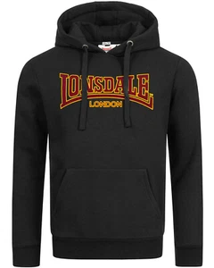Felpa con cappuccio Lonsdale Slimfit classica - Foto 1 di 9