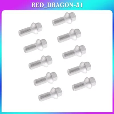 10x Wheel Lug Bolts Nuts Kit for Mercedes Benz E250 E300 E320 E350 E400 E500 New - Image 1 of 4