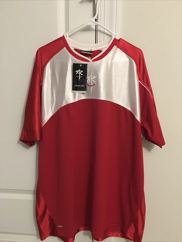 New Deadstock Reebok Tracy McGrady Old School Shooter Warm Up Jersey Shirt L Vtg Cover