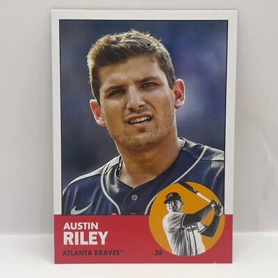 2022 Topps Archives Baseball Austin Riley Base #40 Atlanta Braves - Image 1 of 2