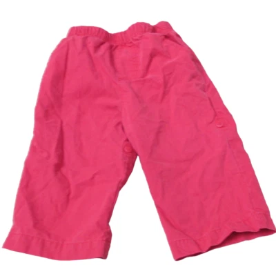 Calça de Moletom Kid Connection Pull On Infantil Meninas Tamanho 12M Vermelha Elástica Joggers - Imagem 1 de 4