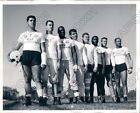 1962 Southern Illinois University Football Saluki Tackle Corps Press Photo