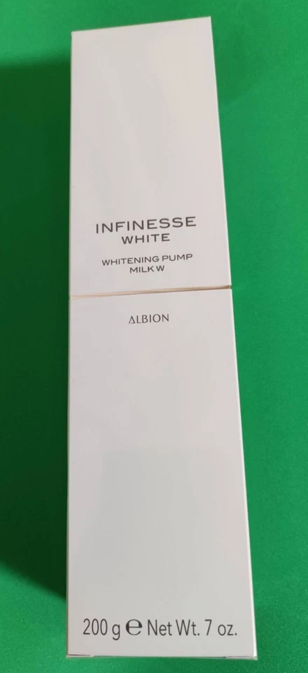 ALBION INFINESSE WHITE WHITENING PUMP MILK 200g Whitening Lifting New - Imagem 1 de 3