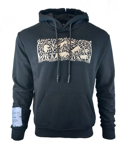 Felpa maglione Alexander McQueen McQ edizione limitata con cappuccio ricamato