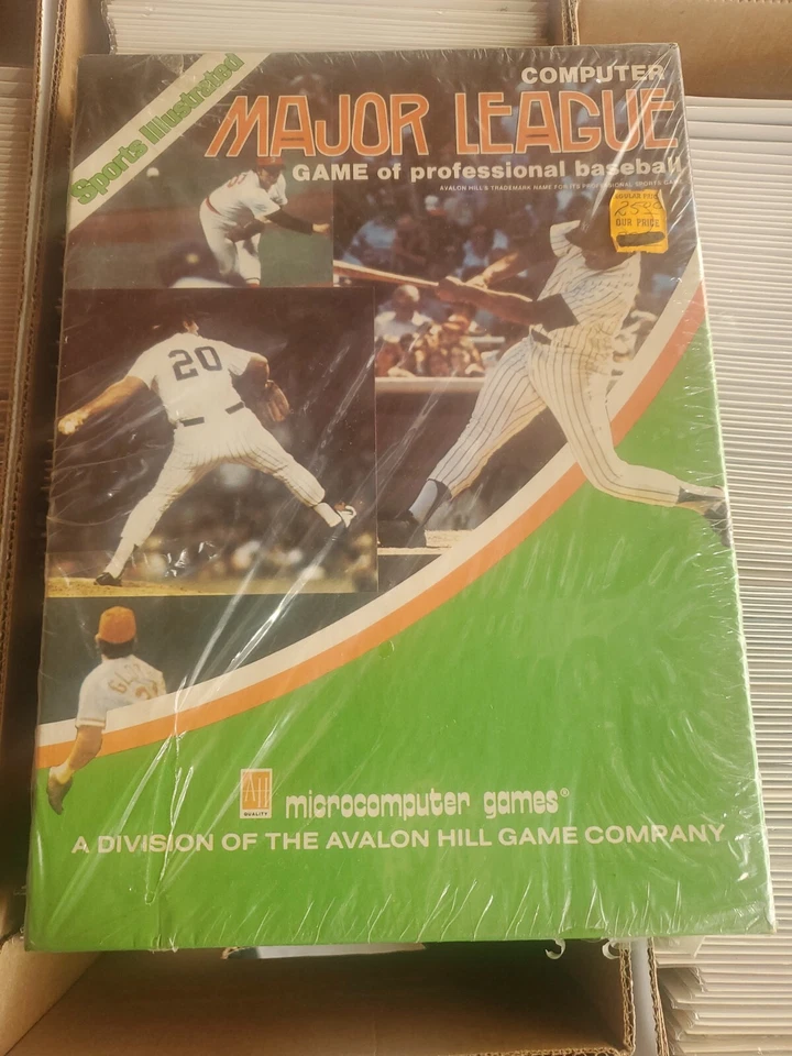 SEALED Major League Pro Baseball by Avalon Hill Micro-Computer Games for TRS-80 - Image 1 of 4