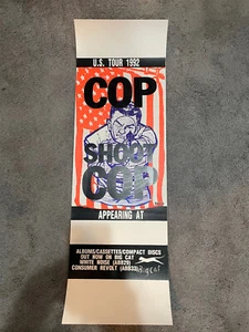 Vintage Cop Shoot Cop Concert Poster US Tour 1992 35" x 11.25" Punk Rock - Picture 1 of 3