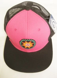 NEW w TAGS Pit Bull Adjustable Baseball Cap Hat--Hot Pink w Beads & Black Mesh - Picture 1 of 9