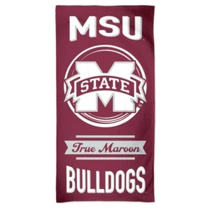Mississippi State Bulldogs NCAA 30" x 60" Beach Towel Wincraft - Picture 1 of 1