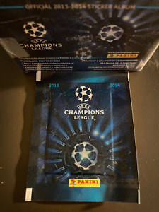 2013-14 Panini Champions League stickers sealed Pack (5) stickers