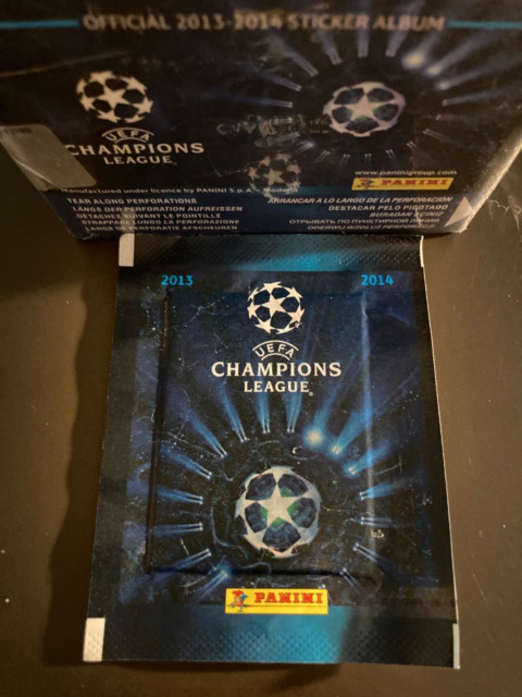 2013-14 Panini Champions League sticker # 382 Steaua Bucureşti Foil Logo  Crest