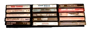 15 CASSETTE TAPE LOT SOLO, VARIOUS ARTISTS & COUNTRY VERY GOOD CONDITION TESTED! - Picture 1 of 5