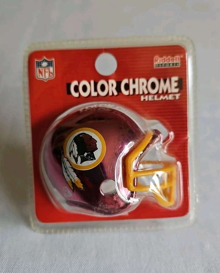 Dallas Cowboys NFL Riddell m Color Chrome Micro Football Helmet NOS Man Cave HTF