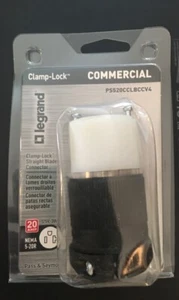 NUEVO Legrand Abrazadera Bloqueo Hoja Recta Enchufe 20A 125V PS520CCLBCCV4 ENVÍO GRATUITO b - Imagen 1 de 2