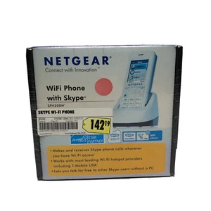 Netgear SPH200W WiFi Phone with Skype New Old Stock Sealed See Pictures New 2007 - Picture 1 of 6