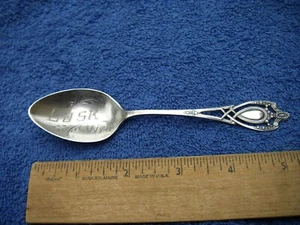 Antique LUSK, WYOMING Sterling SOUVENIR SPOON-Lunt MONTICELLO-NR - Picture 1 of 5