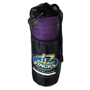 Speed Stacks Official Competition Cups WSSA Purple in Original Drawstring Bag - Picture 1 of 5